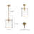 1-Light Handcrafted Textured Water-Glass Cylinder Pendant-1347820205