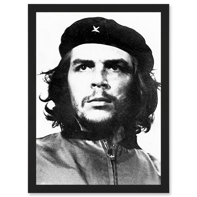 Revolutionary Che Guevara Photo Iconic Korda Portrait - Single Picture Frame Art Prints, 9.21''W x 12.72''H