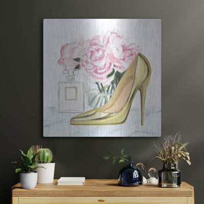 «Get Glam VIII» par Victoria Borges, art mural en métal