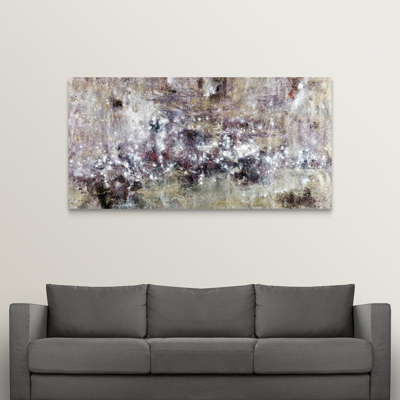 «Sommet Lavender Tide», reproduction, Toile tendue, H 24 po x l 48 po x P 1,5 po