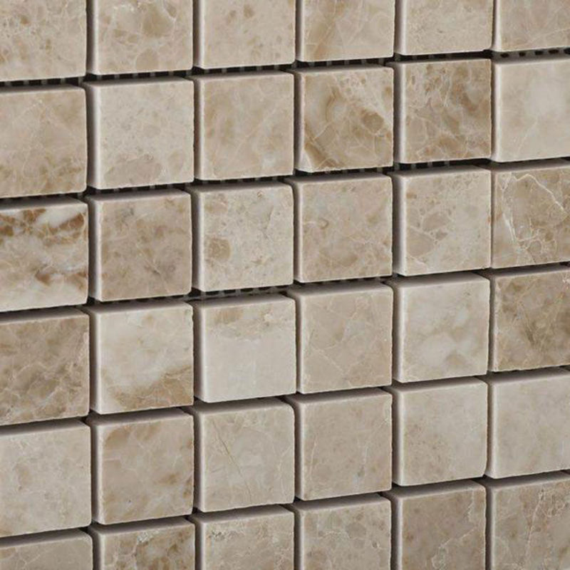 1" x 1" Marble Grid Mosaic Wall & Floor Tile