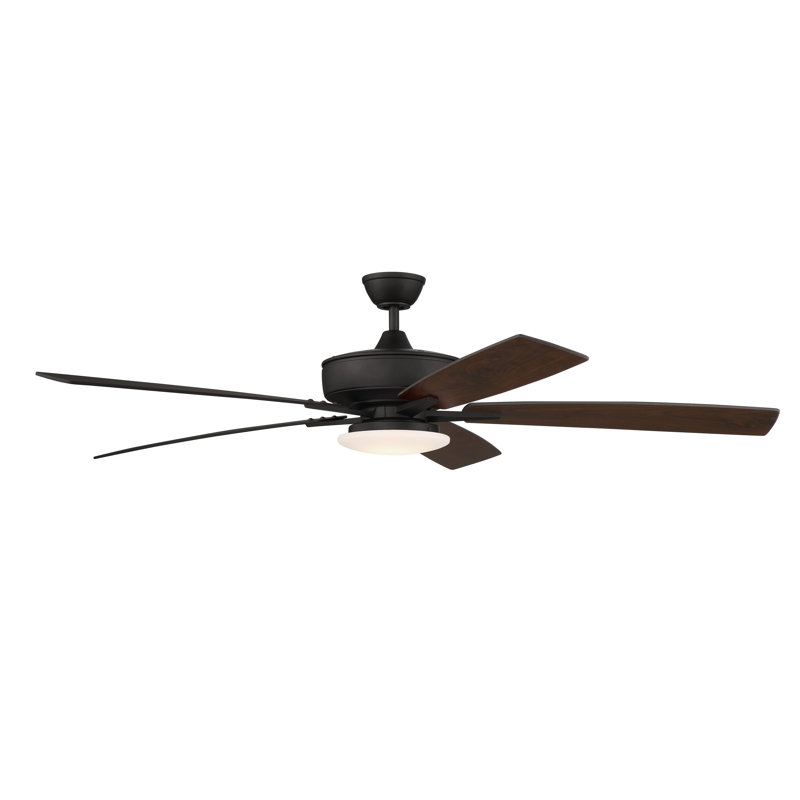 Super Pro 112 Slim Light Kit 60'' Ceiling Fan with LED Lights, Espresso