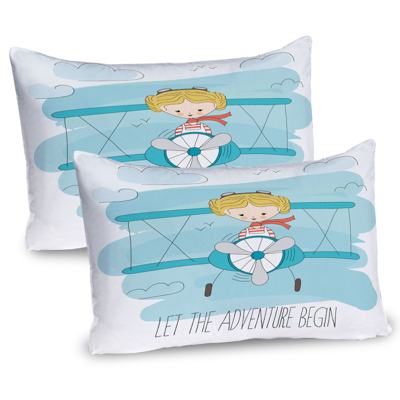 Ensemble de 2 taies décoratives Ambesonne Adventure, H 20 po x l 26 po
