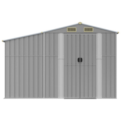 Brason Garden Shed 277x192.5x179 cm Galvanised Steel