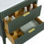Meuble-lavabo autoportant vert entièrement assemblé de 30 po avec construction en bois massif et plateau en marbre d'ingénierie-522583712-522583719-522583714