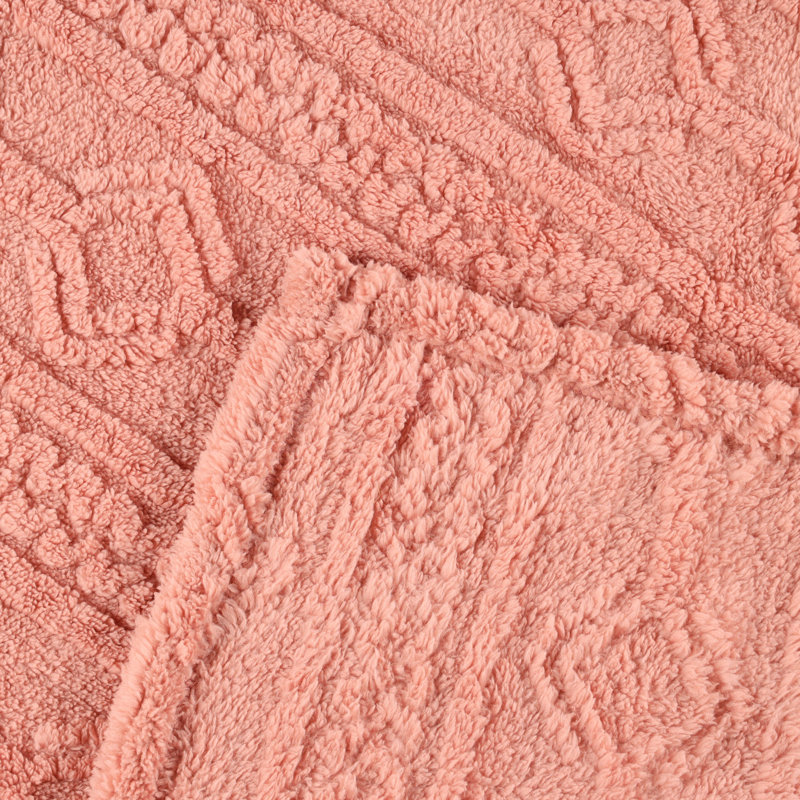 Literie moelleuse Boho, Jeté, Rosé