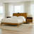 Johannes Mid-Century Modern Platform Bed With Storage Headboard And USB Ports-918606939