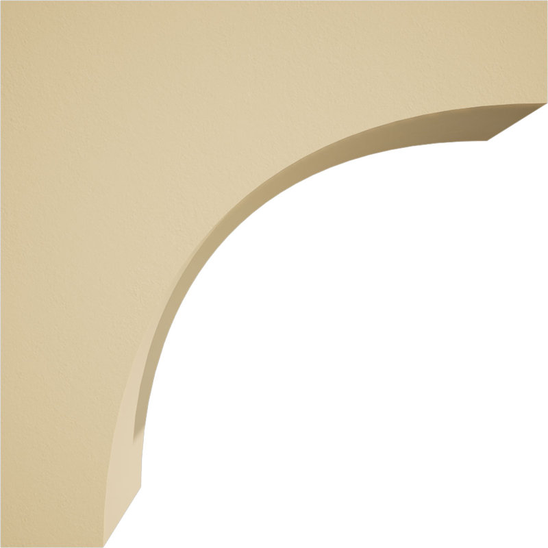 Corbeau en uréthane Huntington Signature, brun clair apprêté, H 6 po x l 4 po x P 6 po