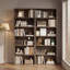 Bibliothèque standard de 27,95 pouces de large, tablette de rangement robuste pour l'espace domestique-1535958559