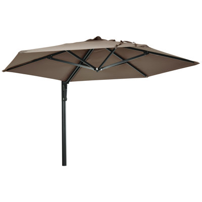 Poids de parasol mural de 97,6 po Shalliyah inclus