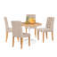 Keera Round Solid Wood Base Dining Table
