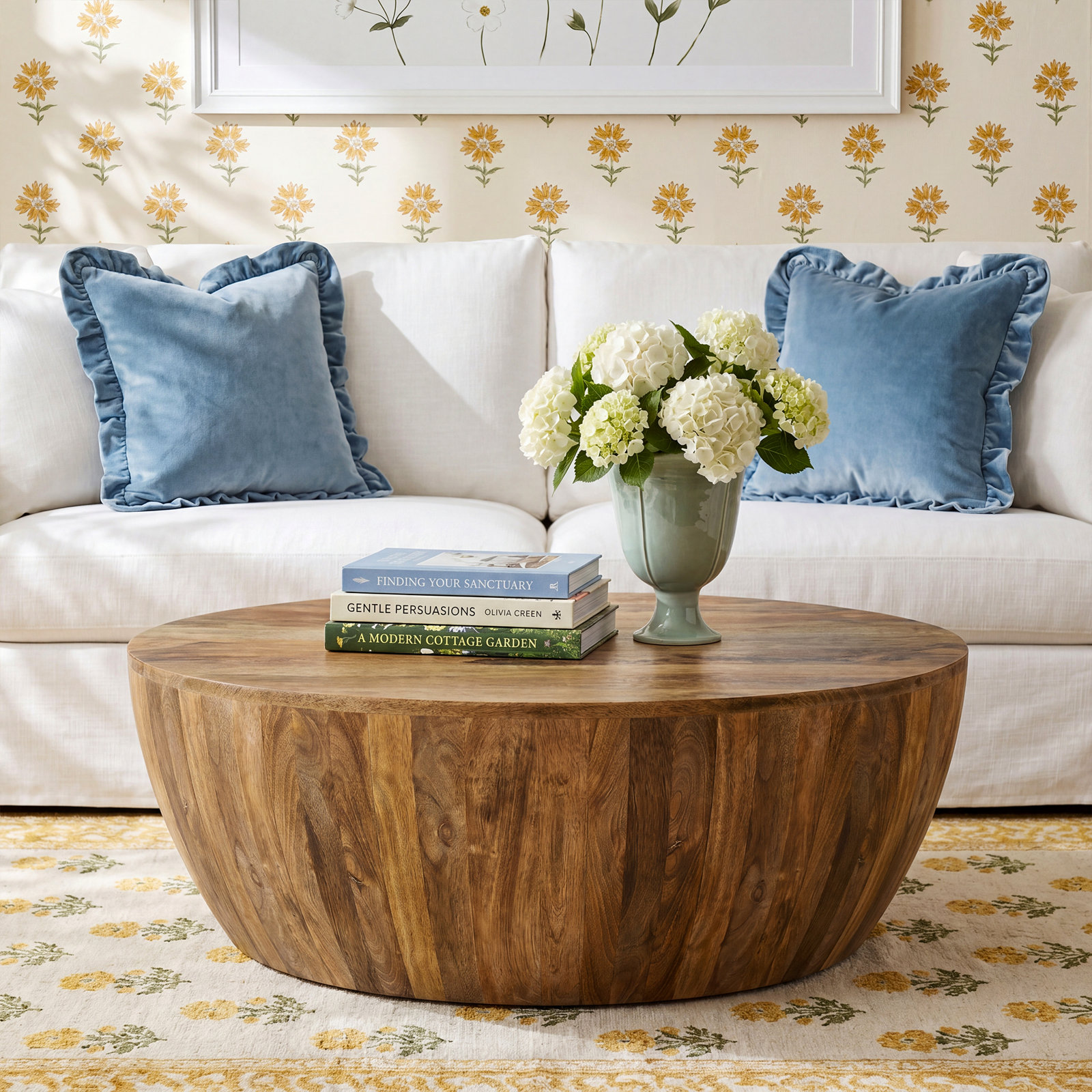 36" Mango Coffee Table, Natural