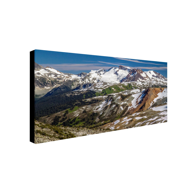 «Whistler Summer» par Pierre Leclerc - reproduction de photo sur toile, H 12 po x l 24 po x P 2 po