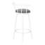 Tabouret de bar pivotant 30,5 po Latéral