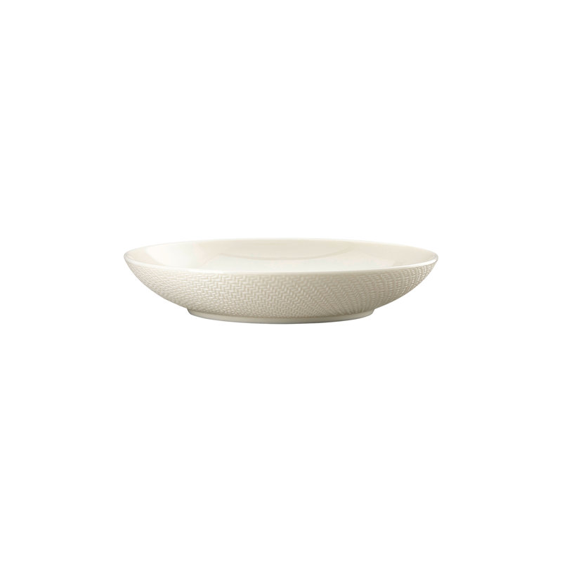 Kumi Porcelain Soup Plate, White