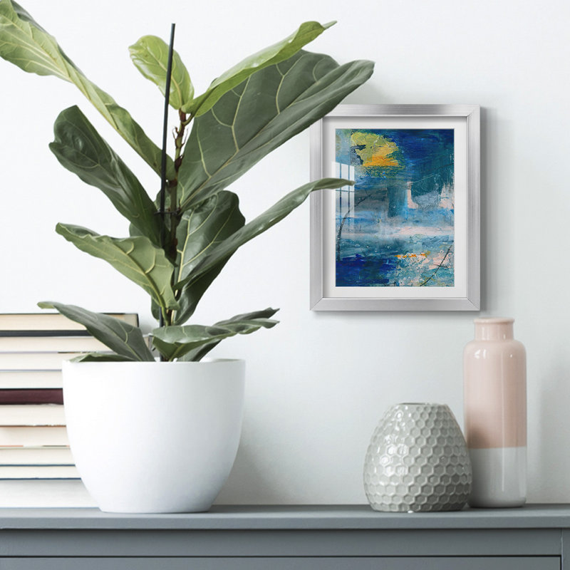Spring Winds I -Framed Print, 25.5" H x 17.5" W, White