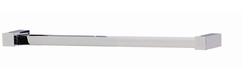 SPA 2 12.75" Wall Mounted Towel Bar, Polished Chrome,  0.75" H x 12.75" L x 2.38"D