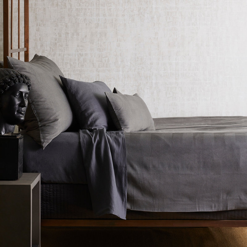 Vector Coverlet, King Coverlet, Gunmetal