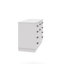 Meuble-lavabo de comptoir en marbre blanc pur Carrara de 48 po Hartford