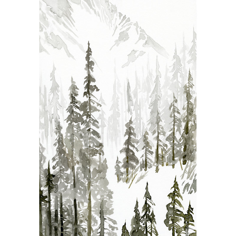 «Continental Divide I» par Jacob Green - peinture sur toile tendue, H 30 po x l 20 po
