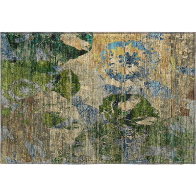 Premium Machine Washable Cerrito AMF555 Taupe Rug