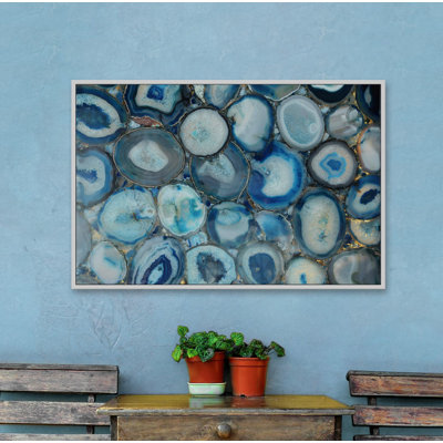 " Blue Geode Bunch " by Marmont Hill