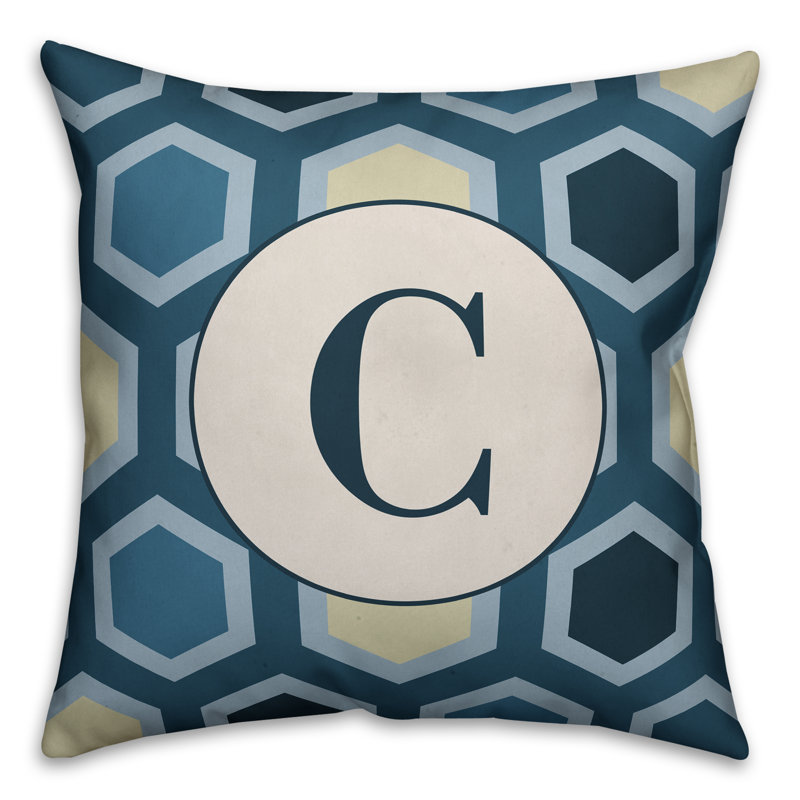 Geometric Reversible Throw Pillow, C