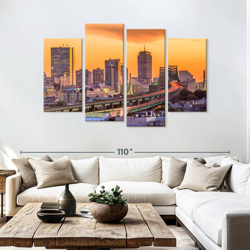 Sirci Boston Sunset Drive, H 54 po x l 84 po