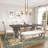 Ahmani 84" W Rectangular Wood Dining Table