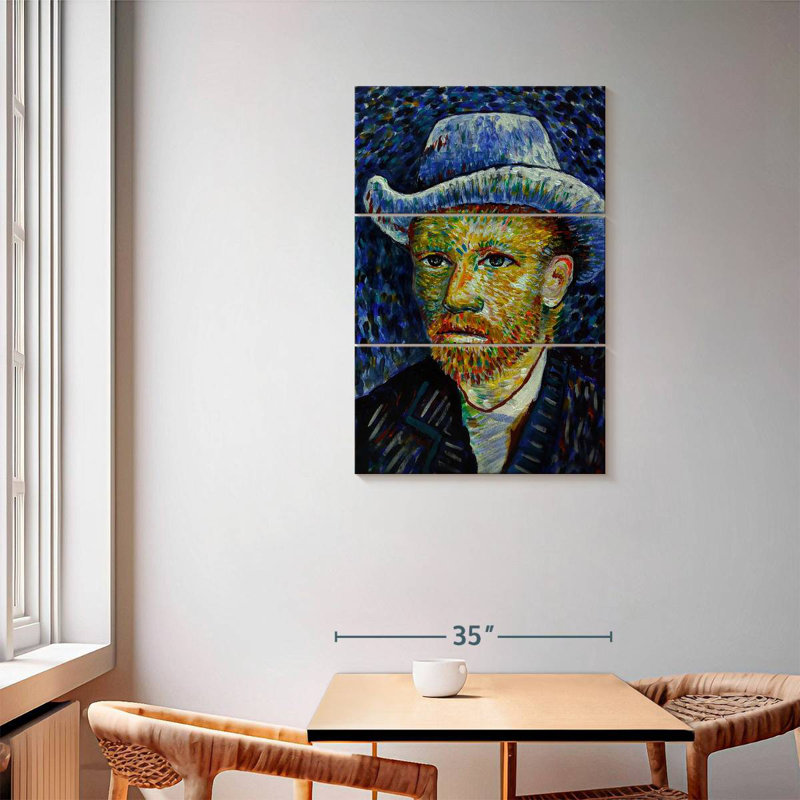 Vincent Van Gogh Portrait, 57" H x 36" W