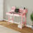 Ginelie Solid Wood Base Writing Desk-546634267