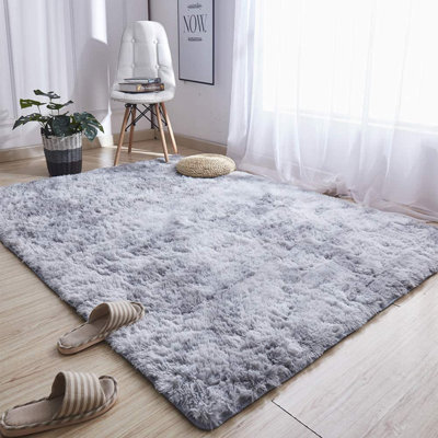 Antonije Tie Dye Shag Area Rug