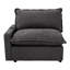 Upholstered Modern Linen Fabric Power One-Armed Chair-166855548