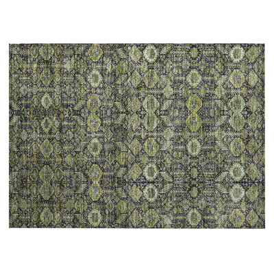 Delphos Washable Floral Indoor / Outdoor Rug
