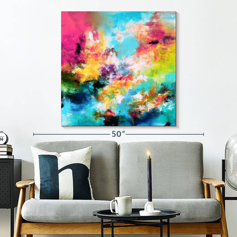 Colorful Reflection, 33" H x 33" W
