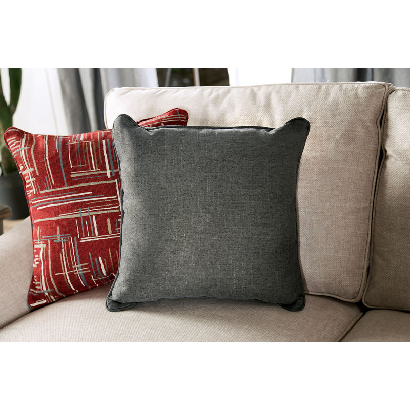 98.4" W Transitional Sofa, Ivory