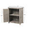 Banc de rempotage avec armoire de rangement-106845221