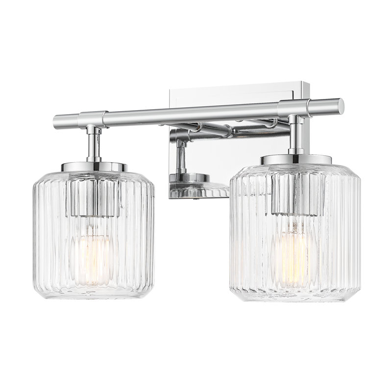 Meuble-lavabo 2 lumières Braggs, Chrome poli