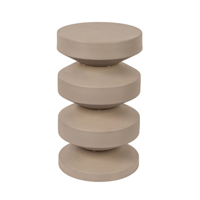 Greenpoint Metal Accordion Side Table by Rowena Interiors