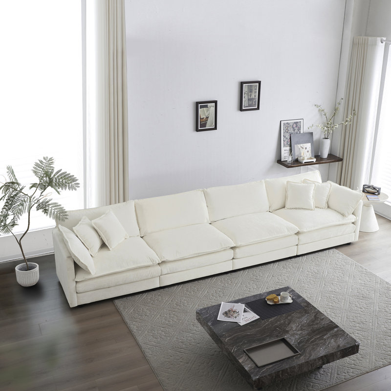 Comfy 4 chenille - Canapé spacieux et confortable