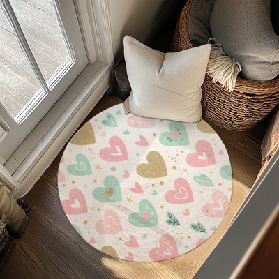 Tapis tressé Love Love