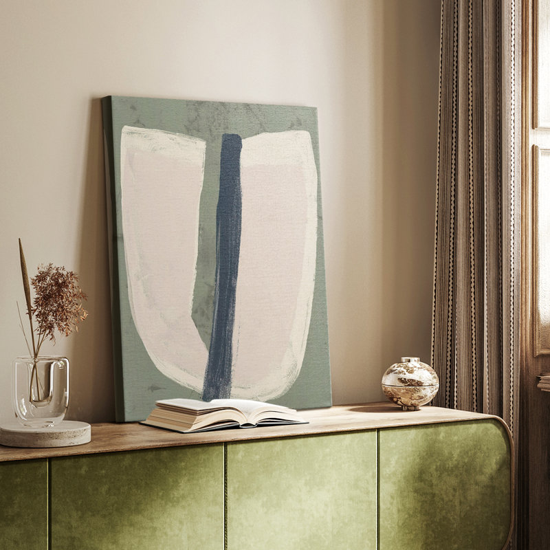 Paper Slice III -Custom Wrapped Gallery Cavas, 48" H x 32" W