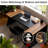 78.7" Modern Contemporary L-Shaped Desk Workstation with Heavy-Duty Metal Frame, Premium High-End Furniture