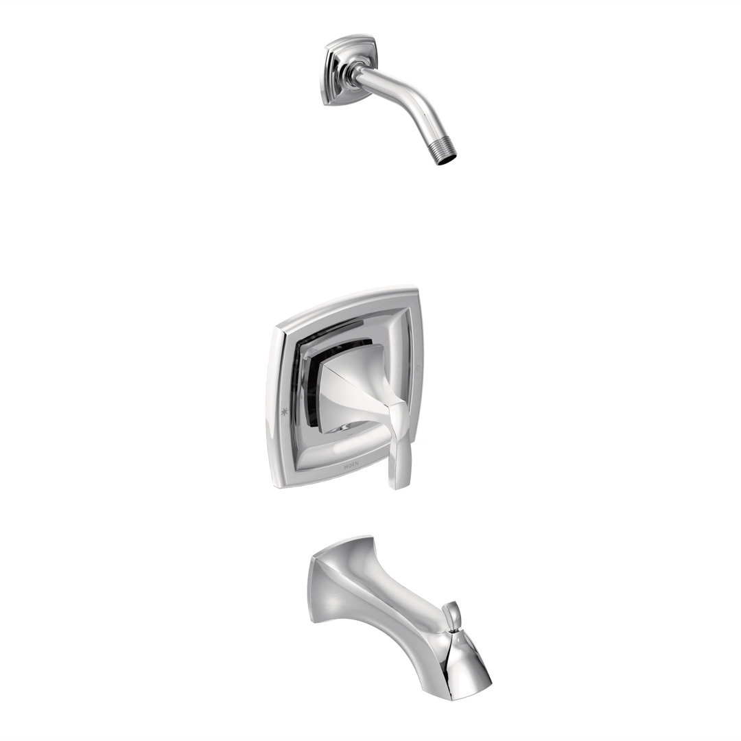 Voss Posi-Temp Tub and Shower Faucet Trim with Lever Handle Moen 