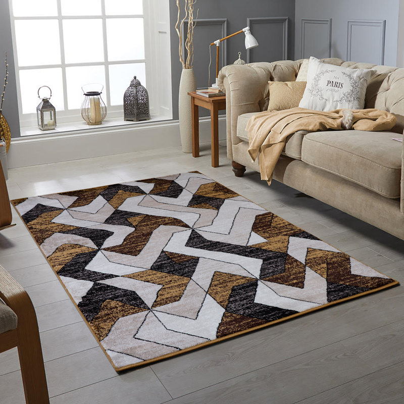 Yoder Chevron Area Rug, Rectangle 120 x 170cm