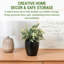 Fake Plant Pot Diversion Safe 0.05 CuFt