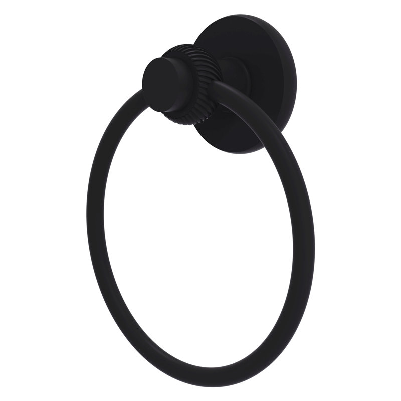 Mercury Towel Ring, Matte Black