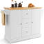 127 cm W Kitchen Island with