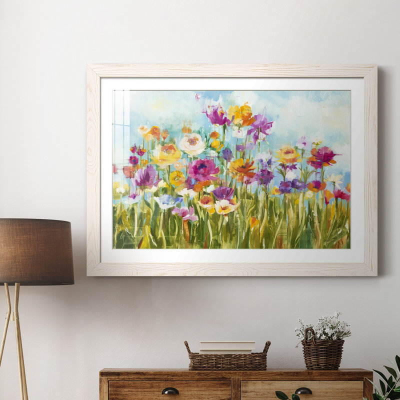 «Flight of Fancy» - Reproduction d'art sur papier encadrée, H 37,5 po x l 27,5 po x P 1,5 po, Cadre blanc