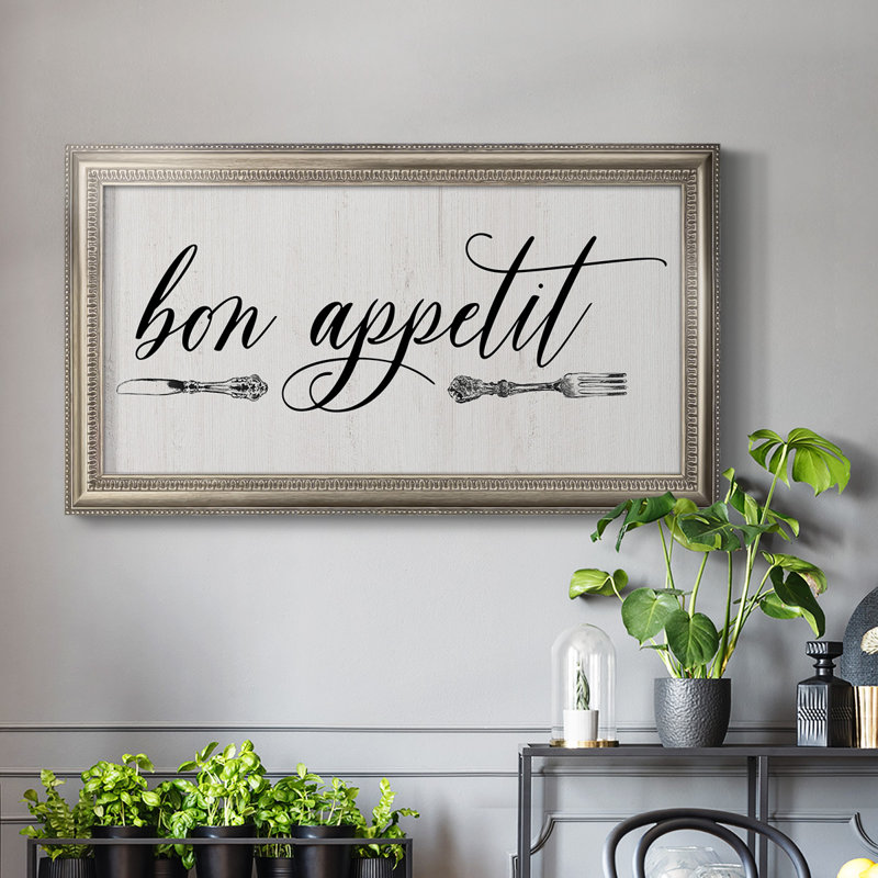 " Bon Appetit ", 29" H x 53" W x 1" D